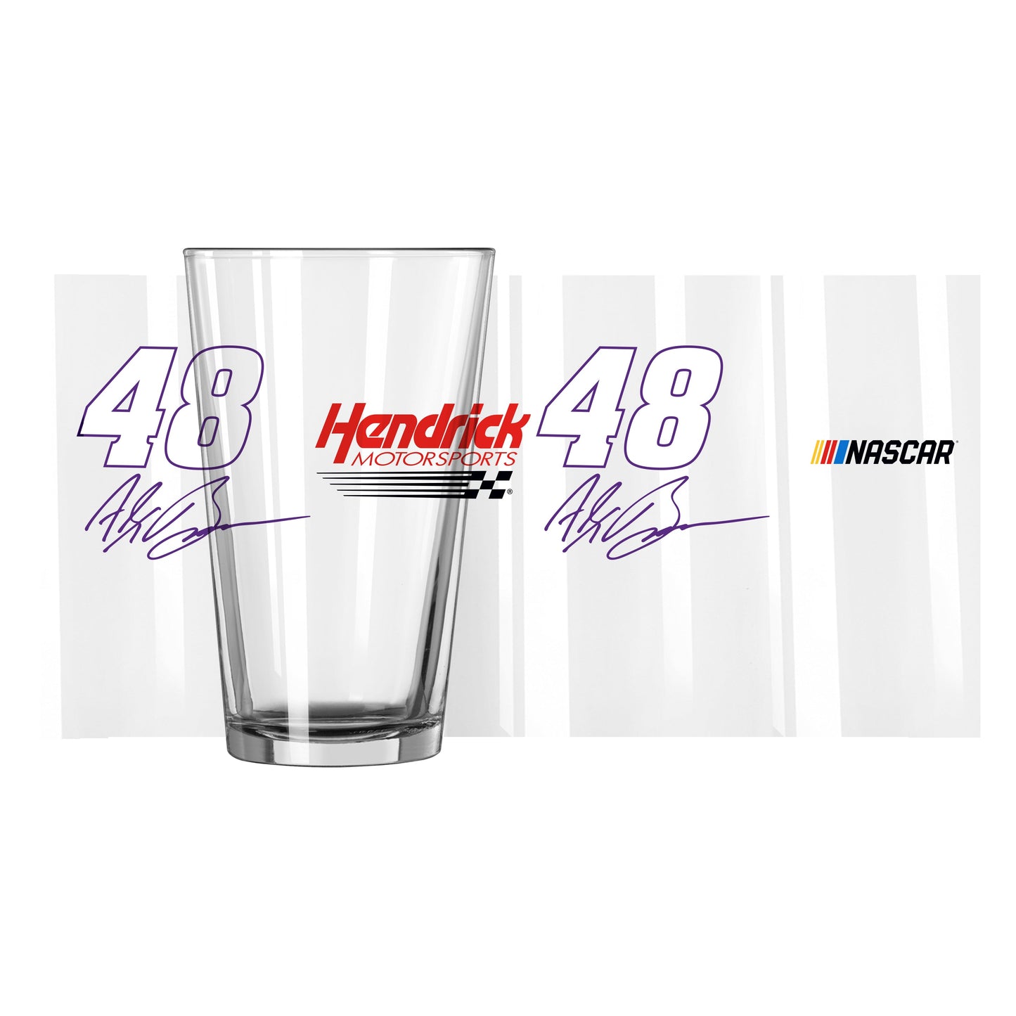 Alex Bowman #48 16oz Gameday Alternate Pint Glass