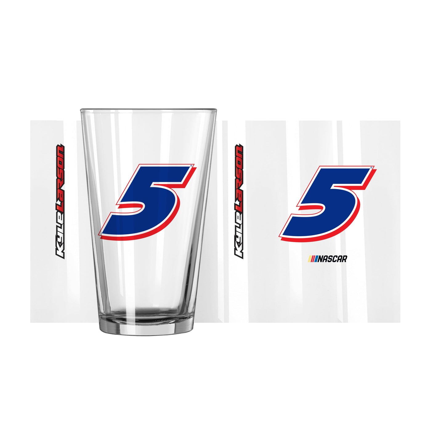 Kyle Larson #5 16oz Gameday Pint Glass