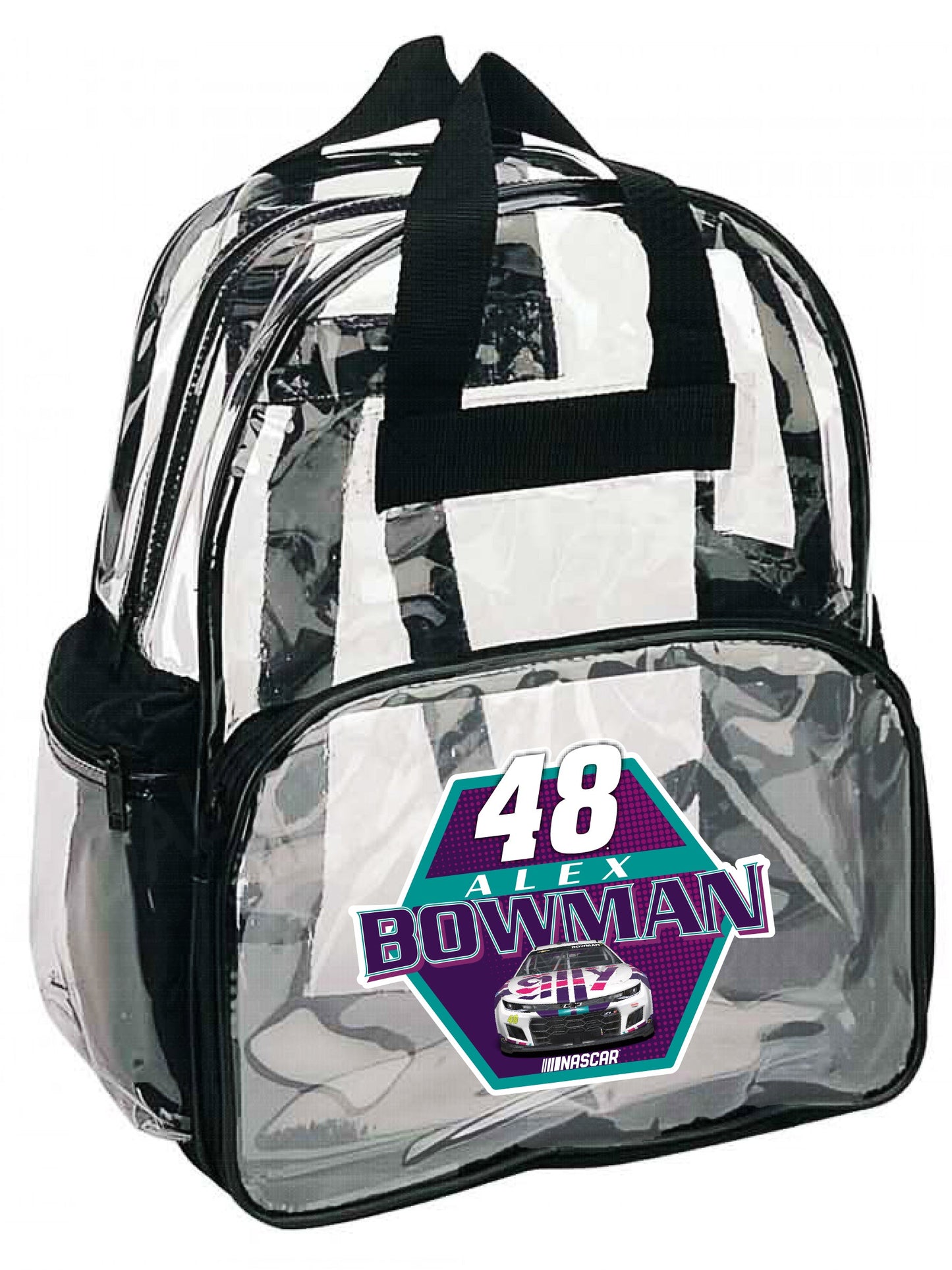 Alex Bowman #48 Officially Licensed Clear Backpack