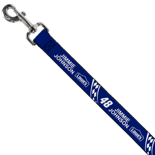 Jimmie Johnson #48 Lowe's Logo Checker Dog Leash