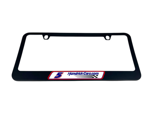 Kyle Larson #5 HendrickCars.com Black License Plate Frame