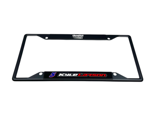 Kyle Larson #5 HendrickCars.com Name Rail Black License Plate Frame