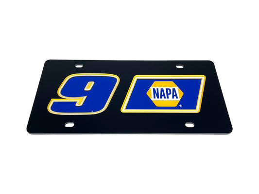 Chase Elliott #9 NAPA Acrylic License Plate