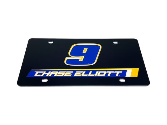 Chase Elliott #9 NAPA Name Rail Acrylic License Plate