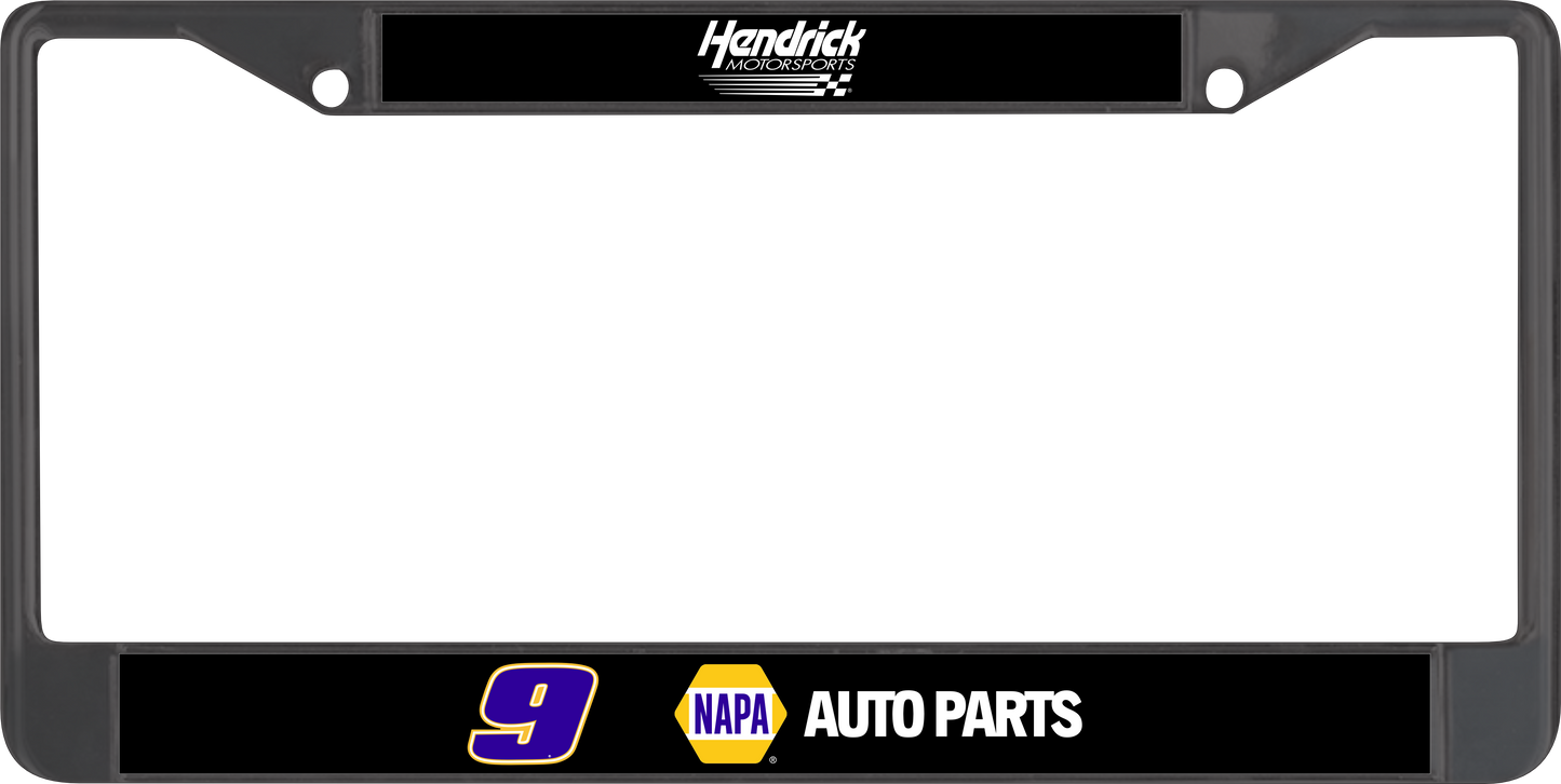 Chase Elliott #9 NAPA Black License Plate Frame