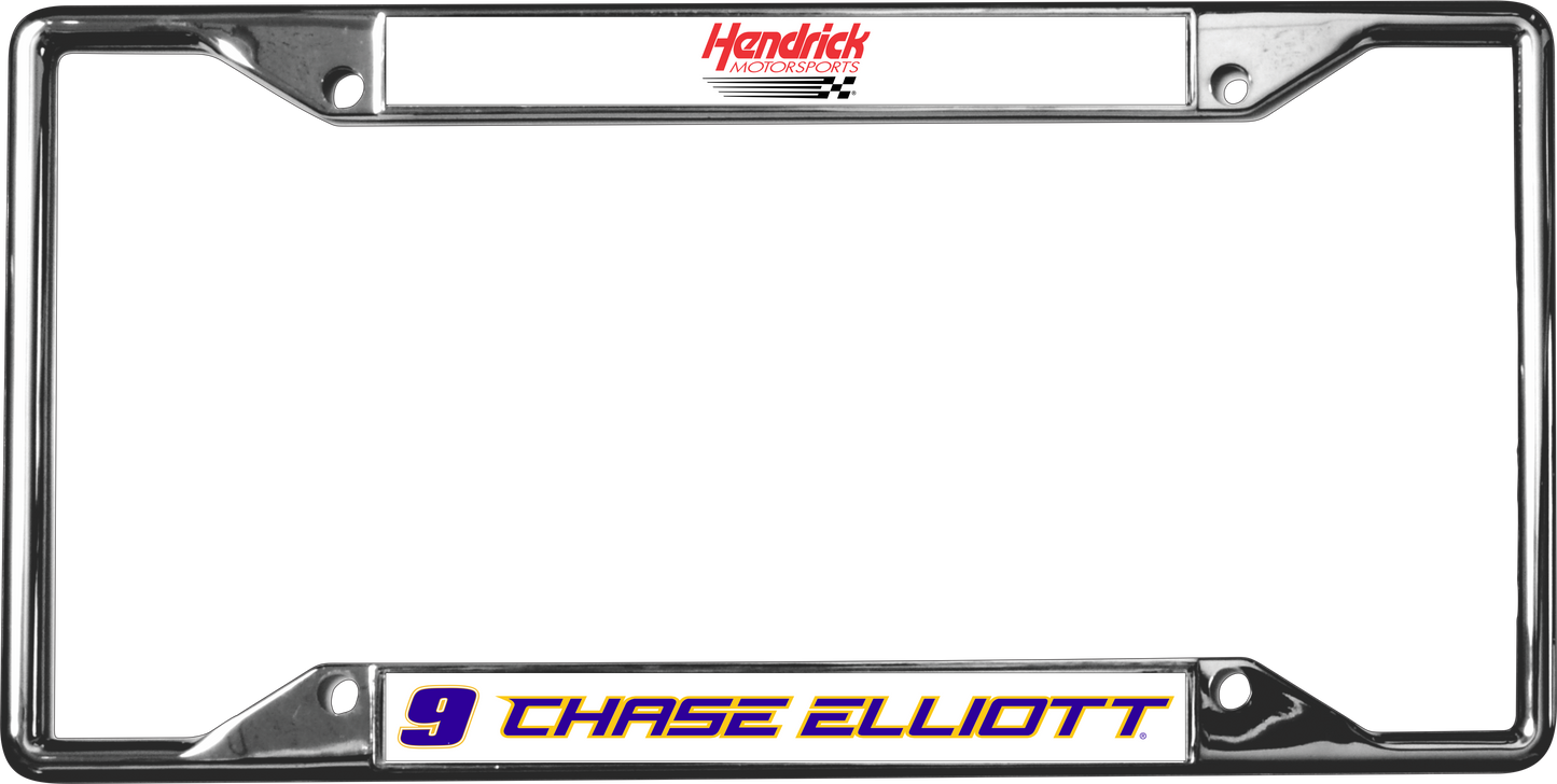 Chase Elliott #9 NAPA Chrome License Plate Frame