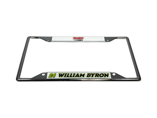 William Byron #24 Raptor Chrome License Plate Frame