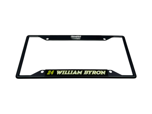 William Byron #24 Raptor Black License Plate Frame