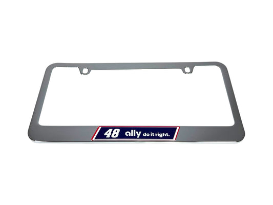 Alex Bowman #48 Ally Chrome License Plate Frame