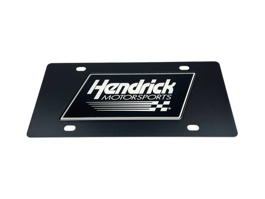Hendrick Motorsports Carbon Steel License Plate