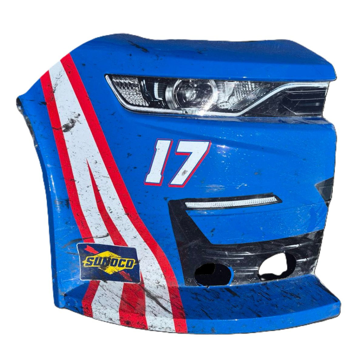 Race Used 2026 Corey Day #17 HendrickCars.com Right Front Nose - Nashville, Top 10, P.6
