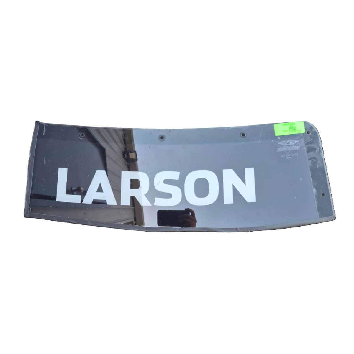 Race Used 2026 Kyle Larson #5 HendrickCars.com Windshield Name Header & Bowtie Set - Nashville, Top 5, P.5