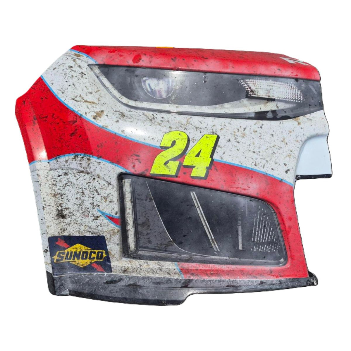 Race Used 2026 William Byron #24 Raptor Right Front Nose - Pocono, Top 3, P.3