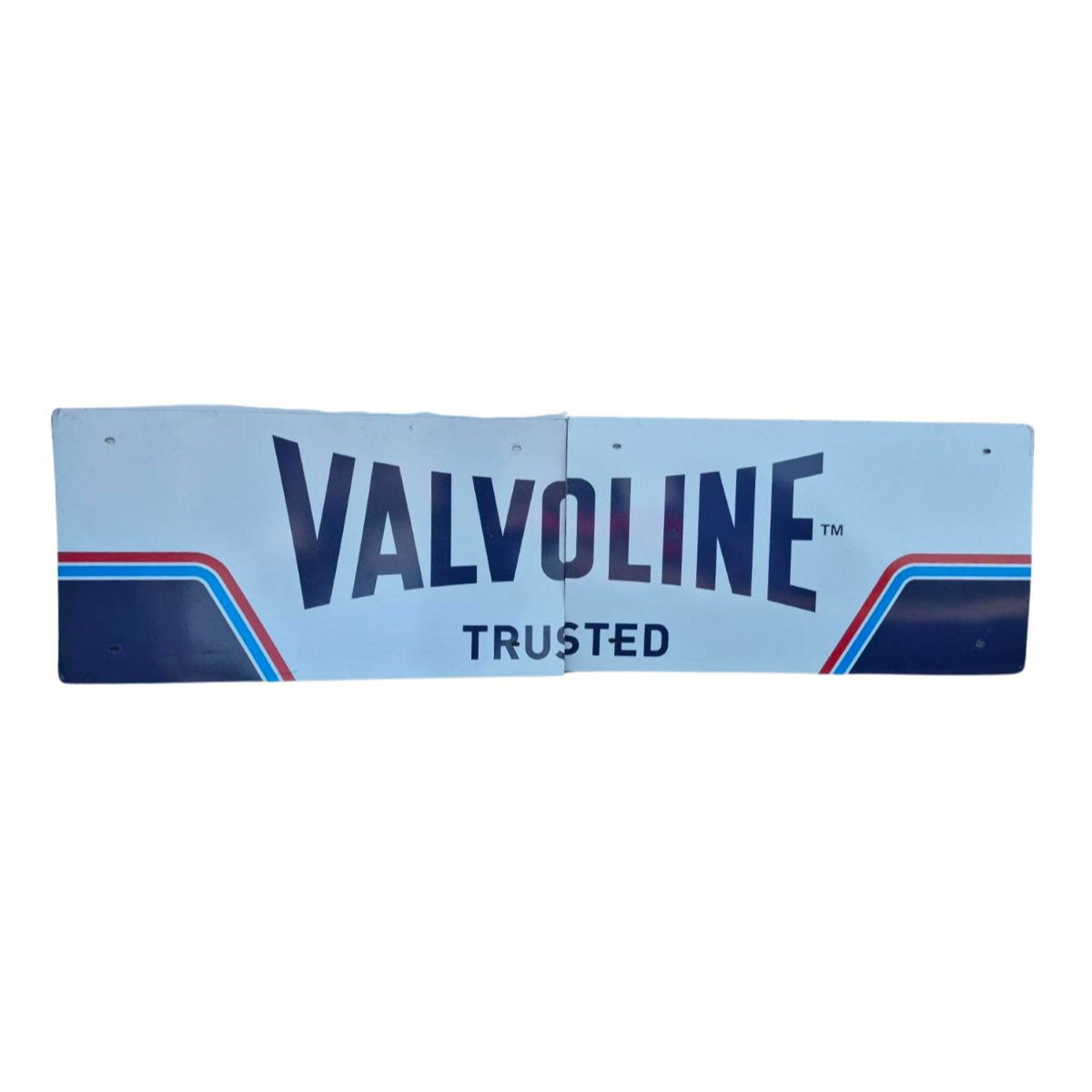 Race Used Hendrick Motorsports #24 Liberty University / Valvoline Pit Box Sign