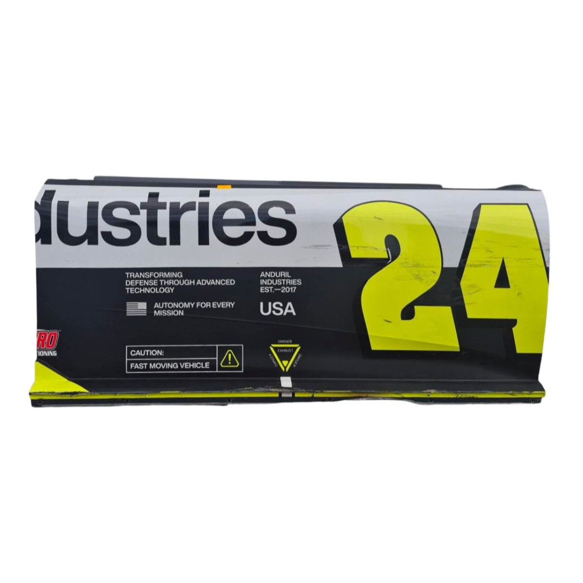 Race Used 2026 William Byron #24 Anduril Right Side Door- Inaugural Naval Base Coronado
