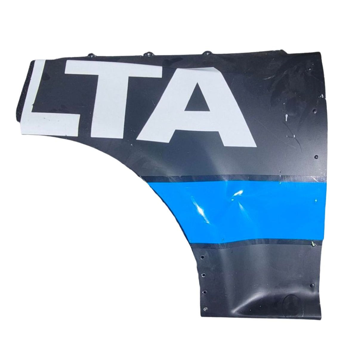 Race Used 2021 William Byron #24 Axalta Partial Right Rear Quarter Panel - Texas 2