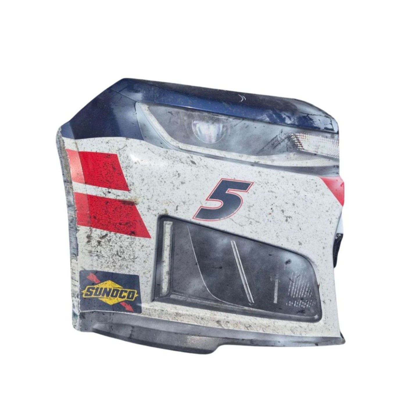 Race Used 2026 Kyle Larson #5 HendrickCars.com Patriotic Right Front Nose - Chicagoland Return
