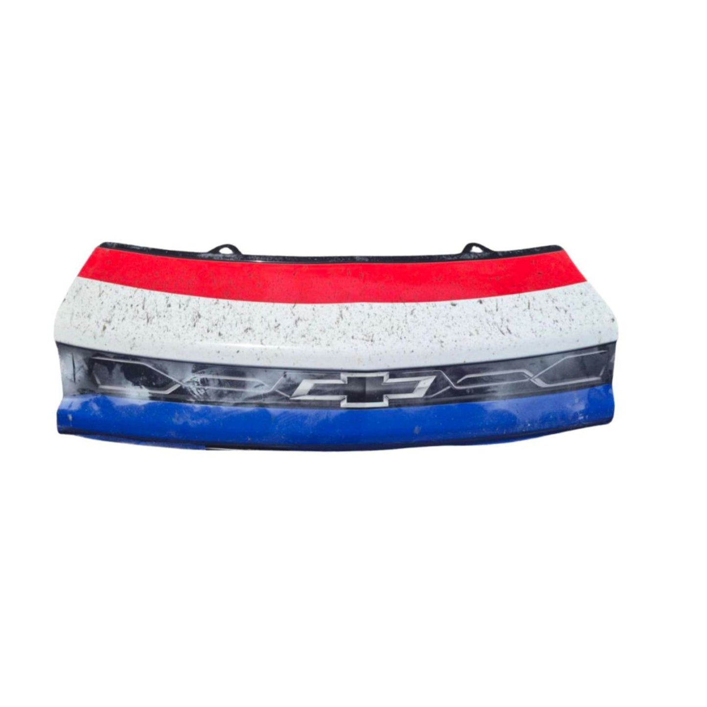 Race Used 2026 Chase Elliott #9 NAPA Patriotic Nose Header - Chicagoland Return