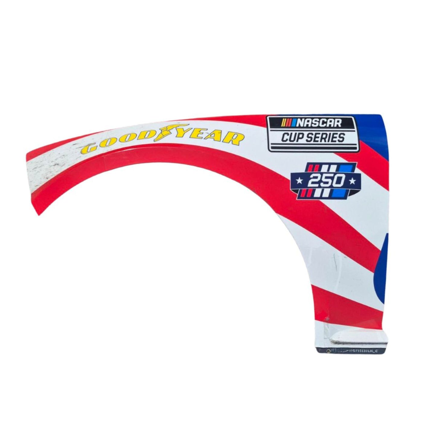 Race Used 2026 Chase Elliott #9 NAPA Patriotic Left Front Fender - Chicagoland Return