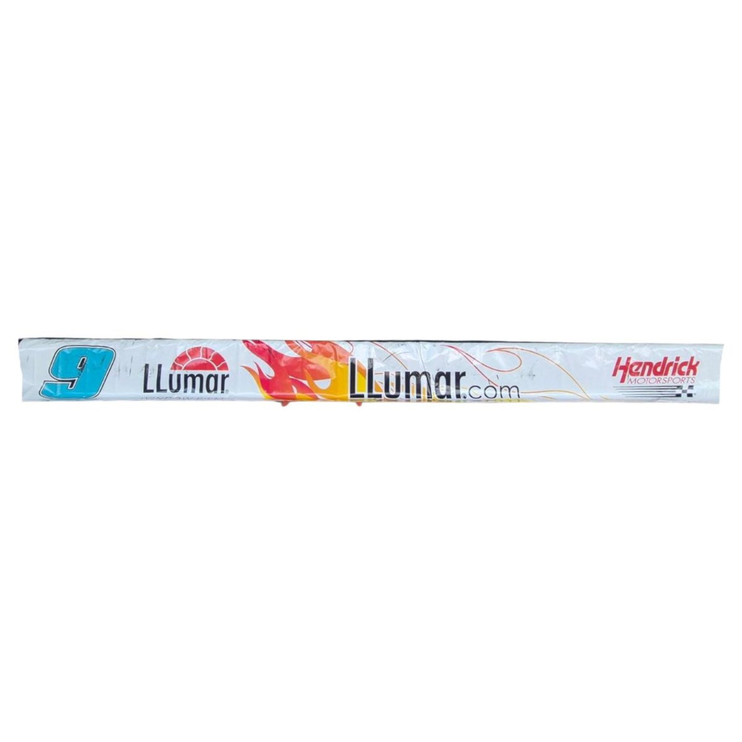 Race Used Hendrick Motorsports #9 Llumar Pit Banner