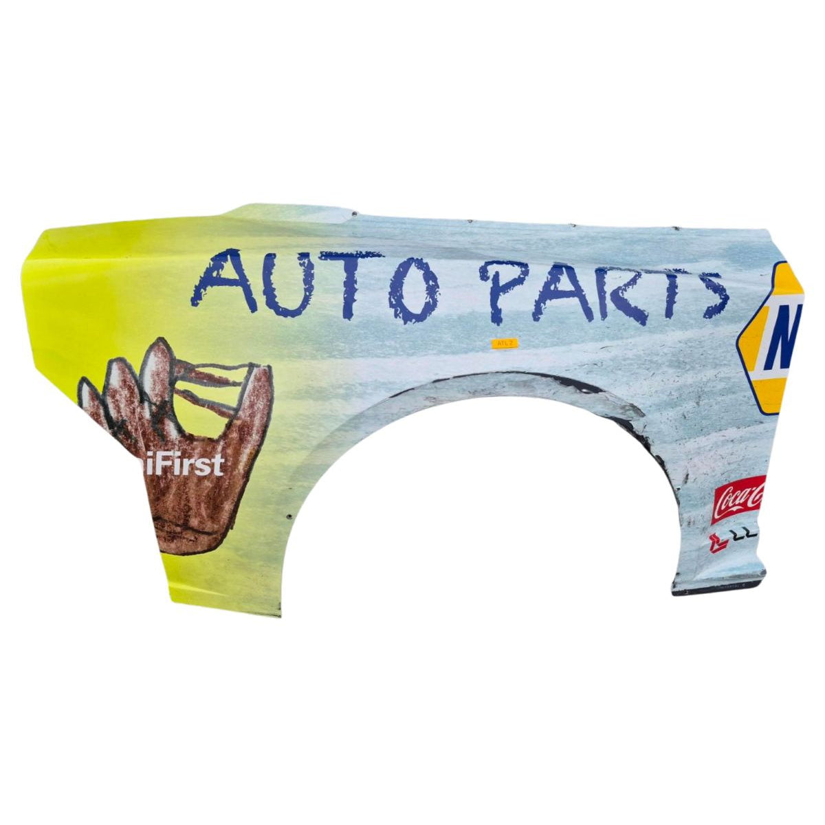 Race Used 2026 Chase Elliott #9 NAPA Desi9n To Drive Right Rear Quarter Panel - Atlanta 2
