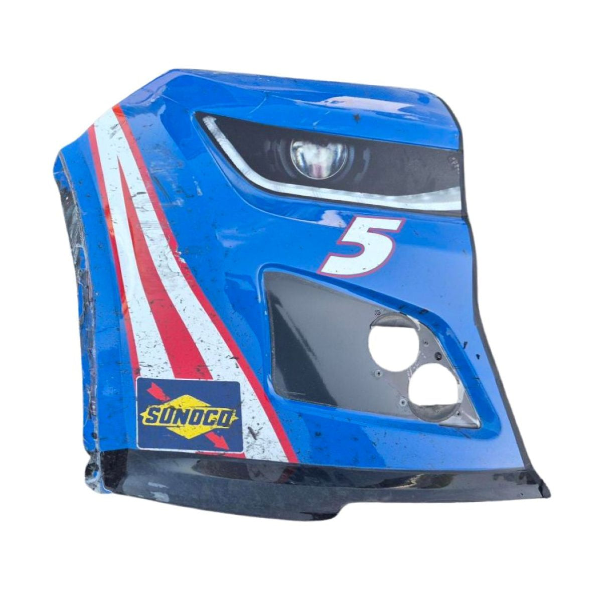 Race Used 2025 Kyle Larson #5 HendrickCars.com Right Front Nose - North Wilkesboro