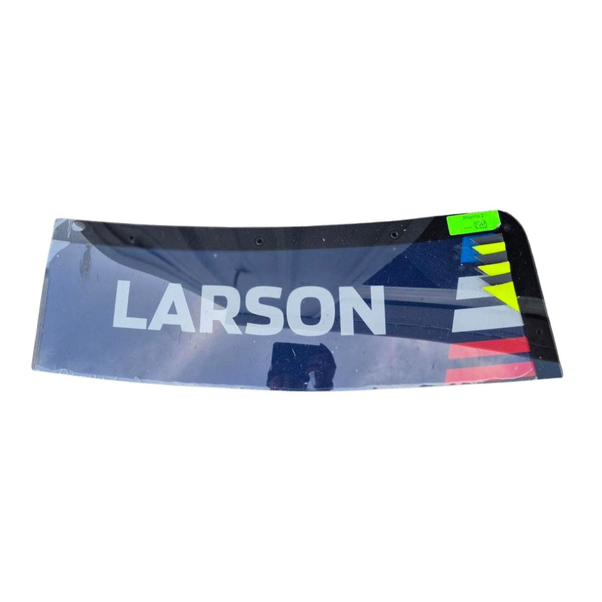 Race Used 2026 Kyle Larson #5 HendrickCars.com Windshield Name Banner & Bowtie Set - Atlanta 2