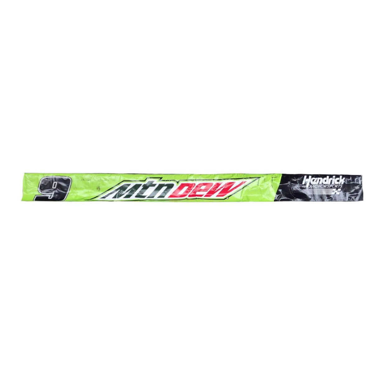 Race Used Hendrick Motorsports #9 Mountain Dew Pit Banner