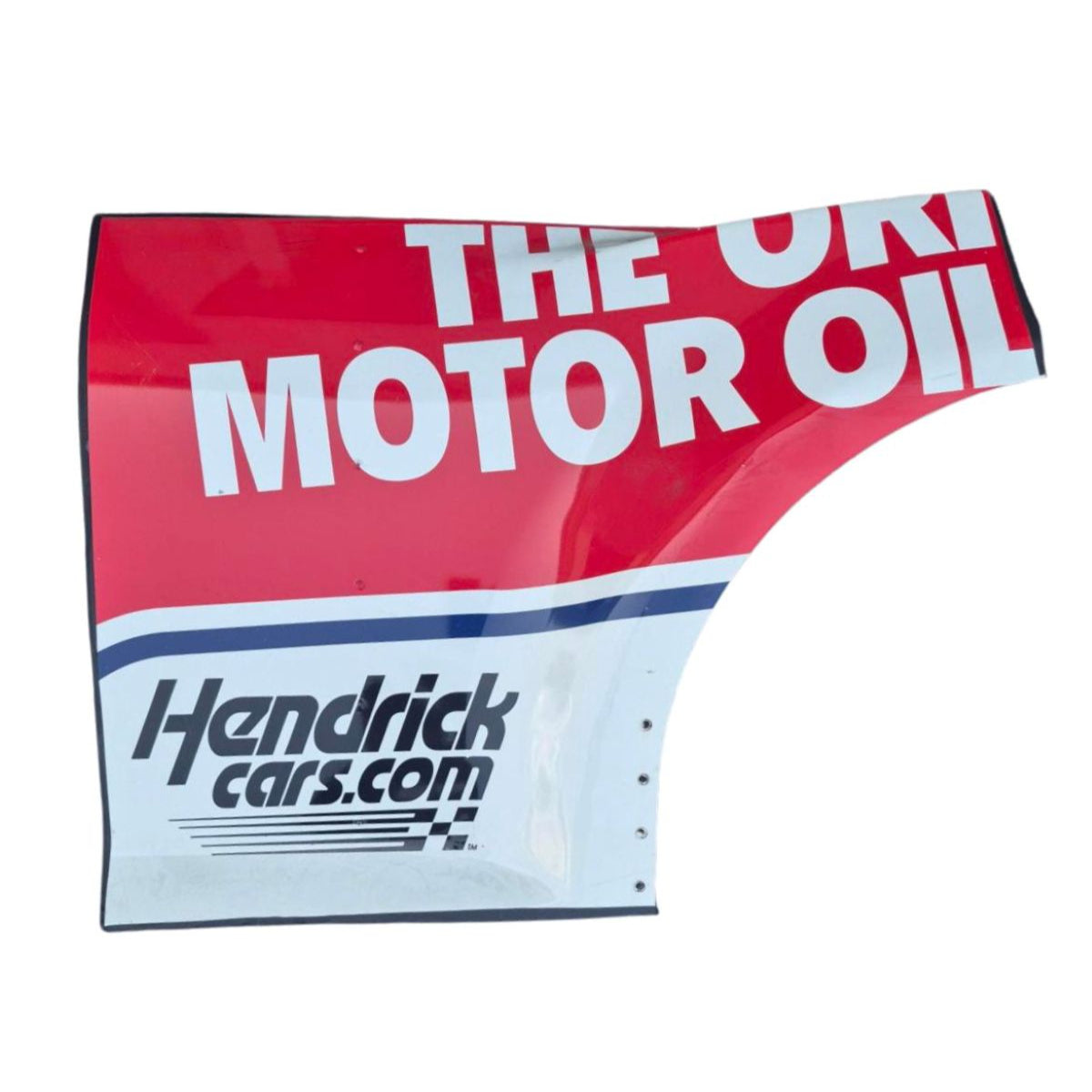 Race Used 2021 Kyle Larson #5 Valvoline Partial Left Rear Quarter Panel - Bristol 2, Win, Championship Season