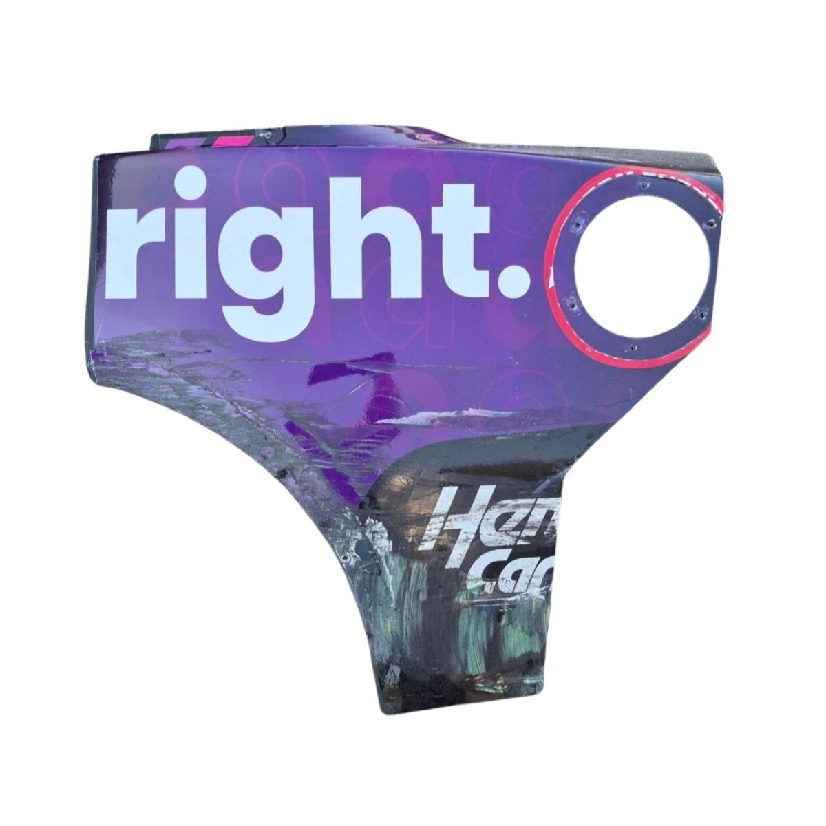 Race Used 2025 Alex Bowman #48 Ally Partial Left Rear Quarter Panel