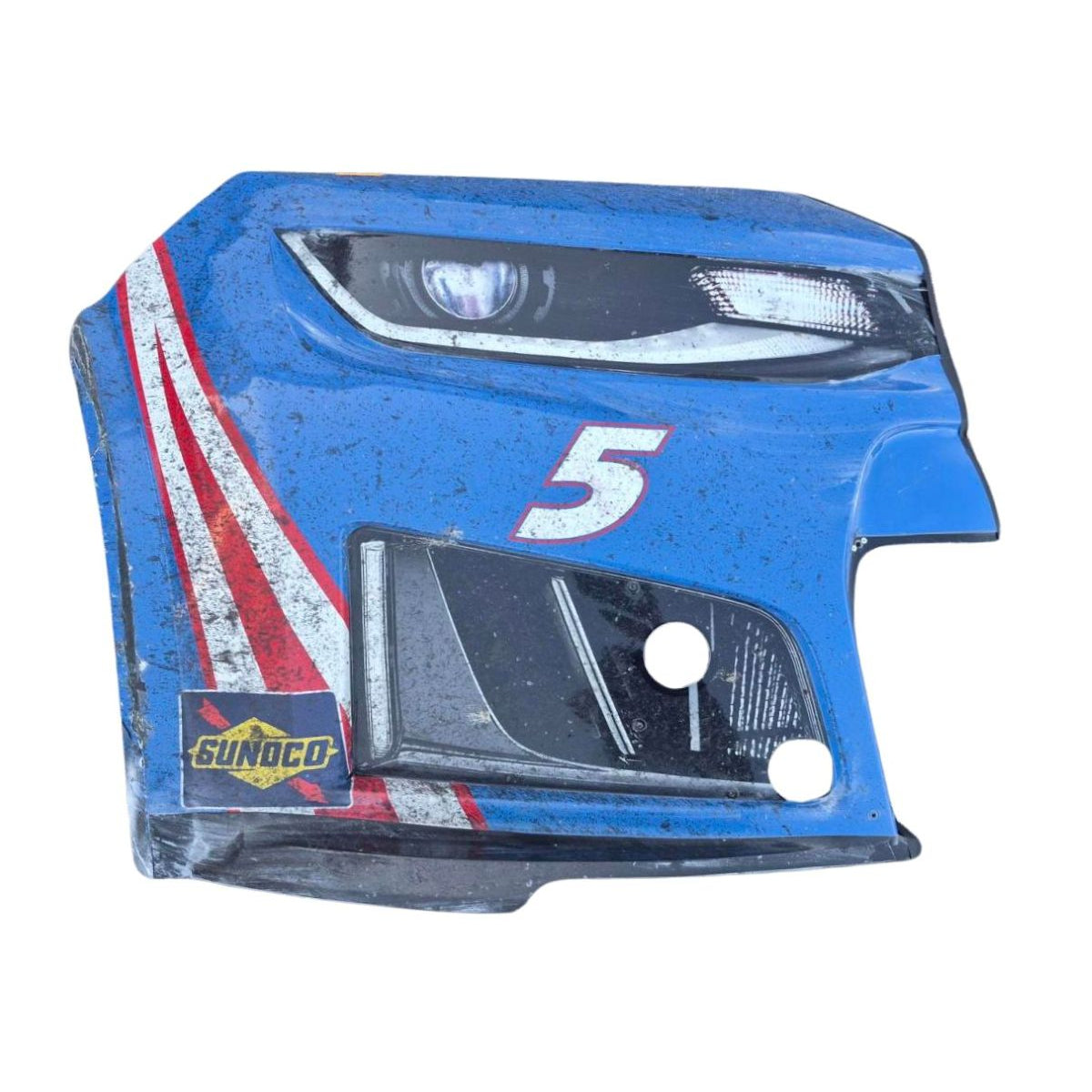 Race Used 2026 Kyle Larson #5 HendrickCars.com Right Front Nose - Darlington 2, Top 5, P.5
