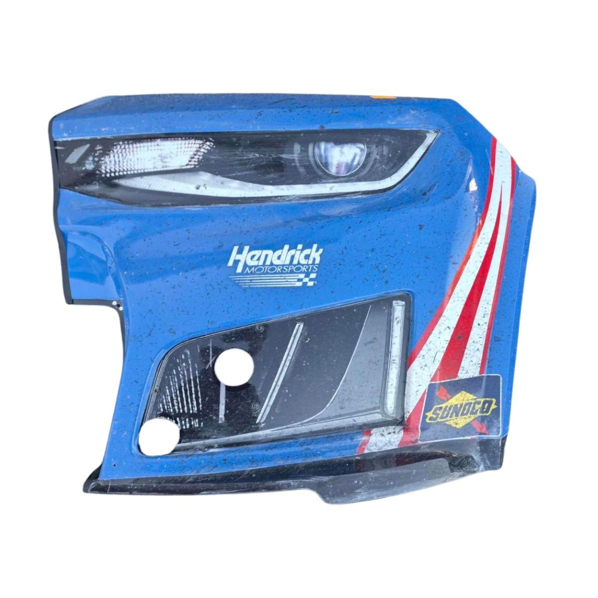 Race Used 2026 Kyle Larson #5 HendrickCars.com Left Front Nose - Darlington 2, Top 5, P.5