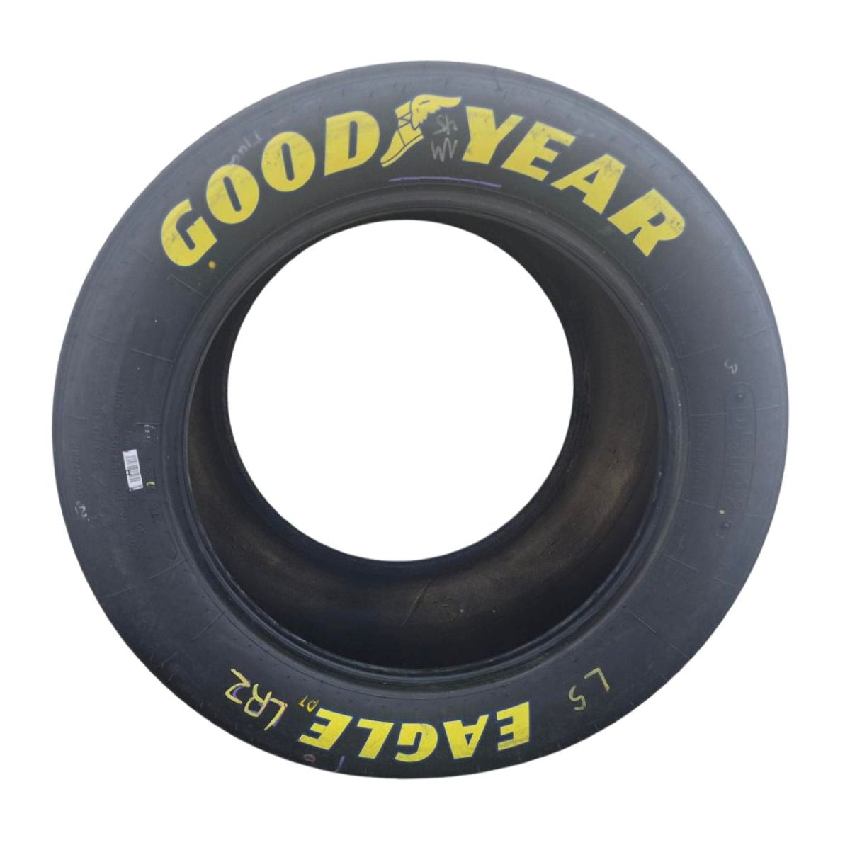 Race Used 2026 Kyle Larson #5 HendrickCars.com Tire - Daytona 2
