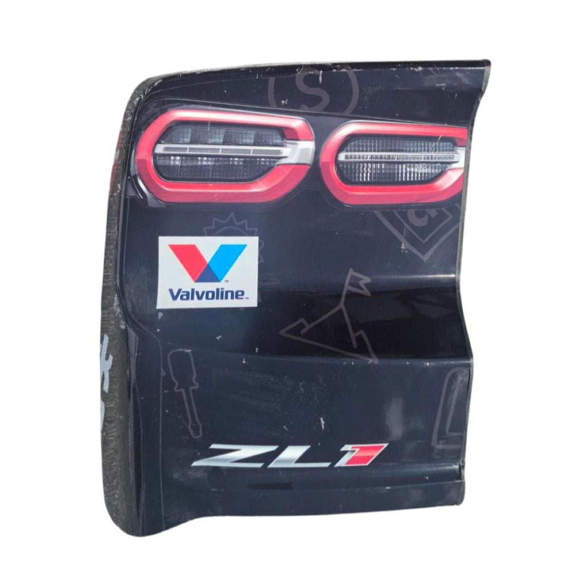 Race Used 2025 Alex Bowman #48 Ally Left Rear Bumper - World Wide Technology Raceway