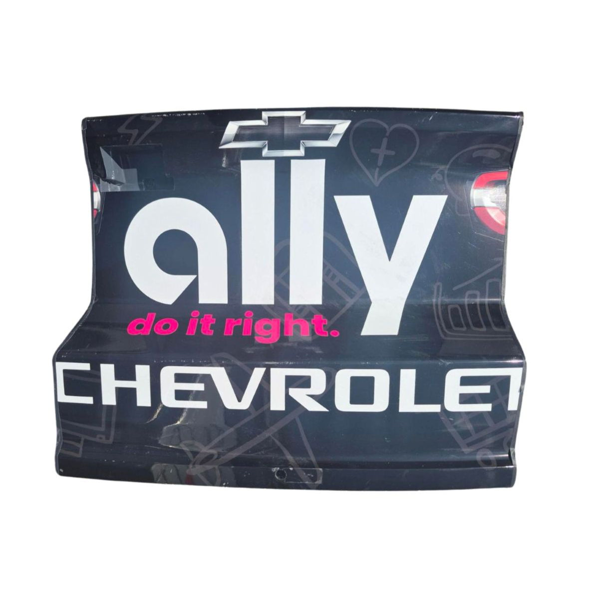 Race Used 2025 Alex Bowman #48 Ally Center Rear Bumper - World Wide Technology Raceway