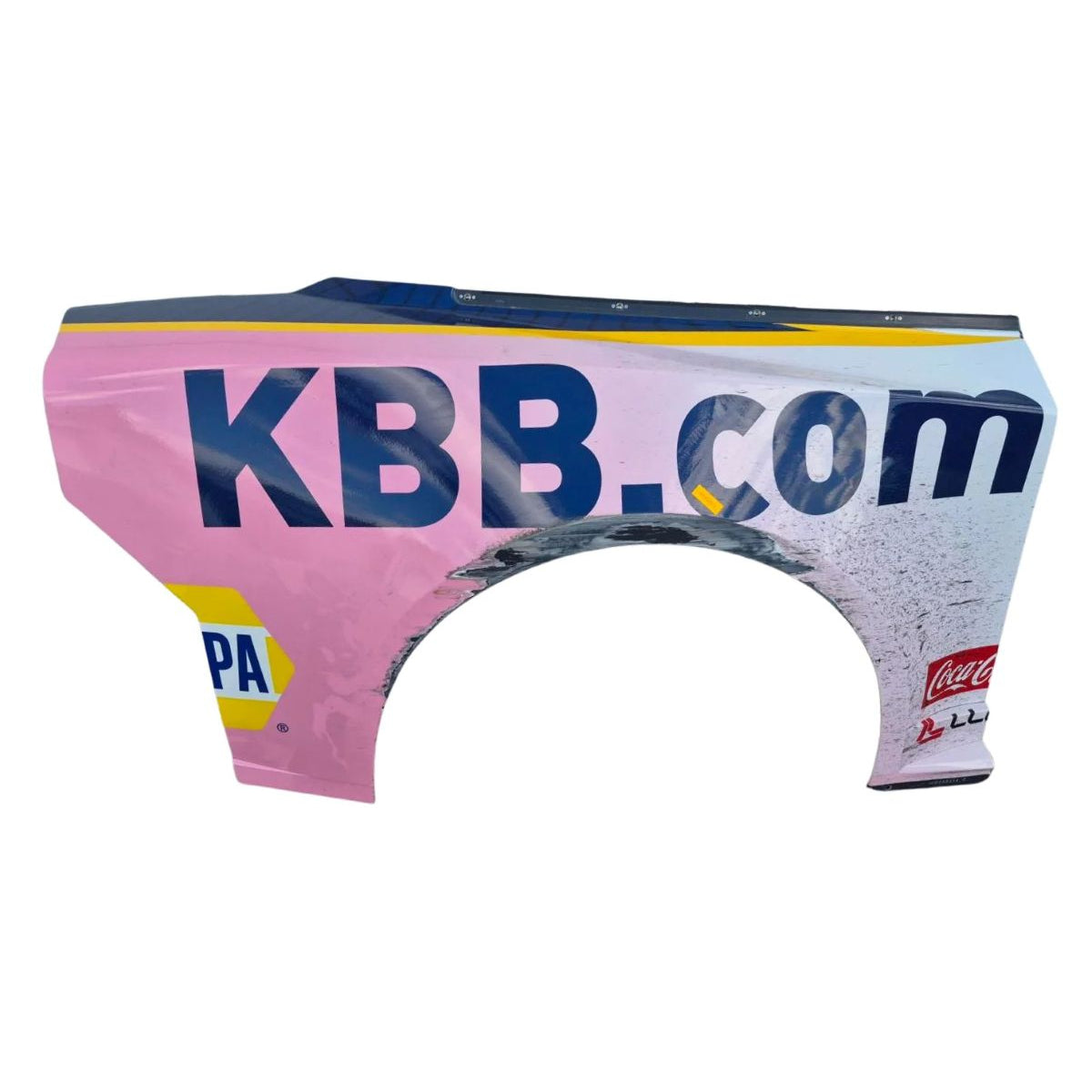 Race Used 2026 Chase Elliott #9 Kelley Blue Book 100 years Right Rear Quarter Panel - Kansas 2, P.8