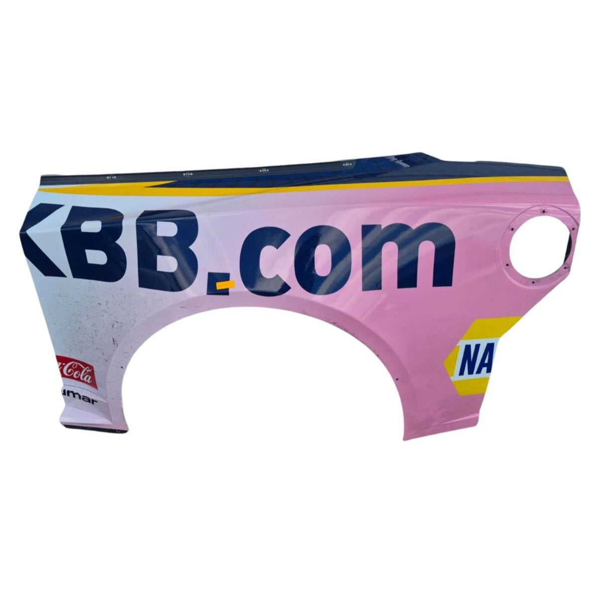 Race Used 2026 Chase Elliott #9 Kelley Blue Book 100 years Left Rear Quarter Panel - Kansas 2, P.8