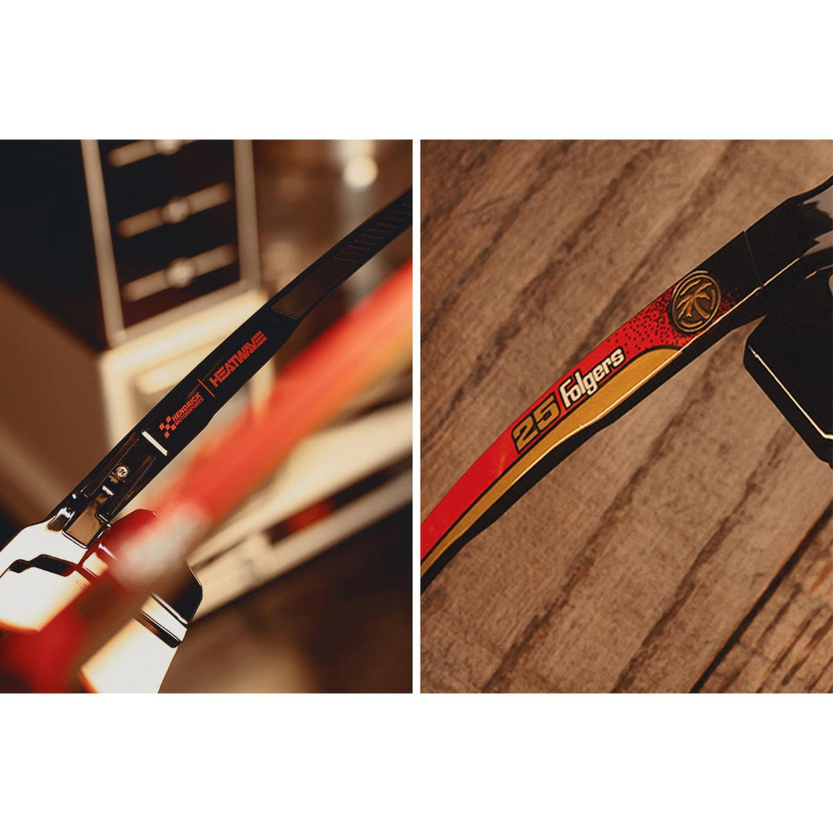 Tim Richmond #25 Folgers Heatwave Visual Future Tech Copper Lens Sunglasses