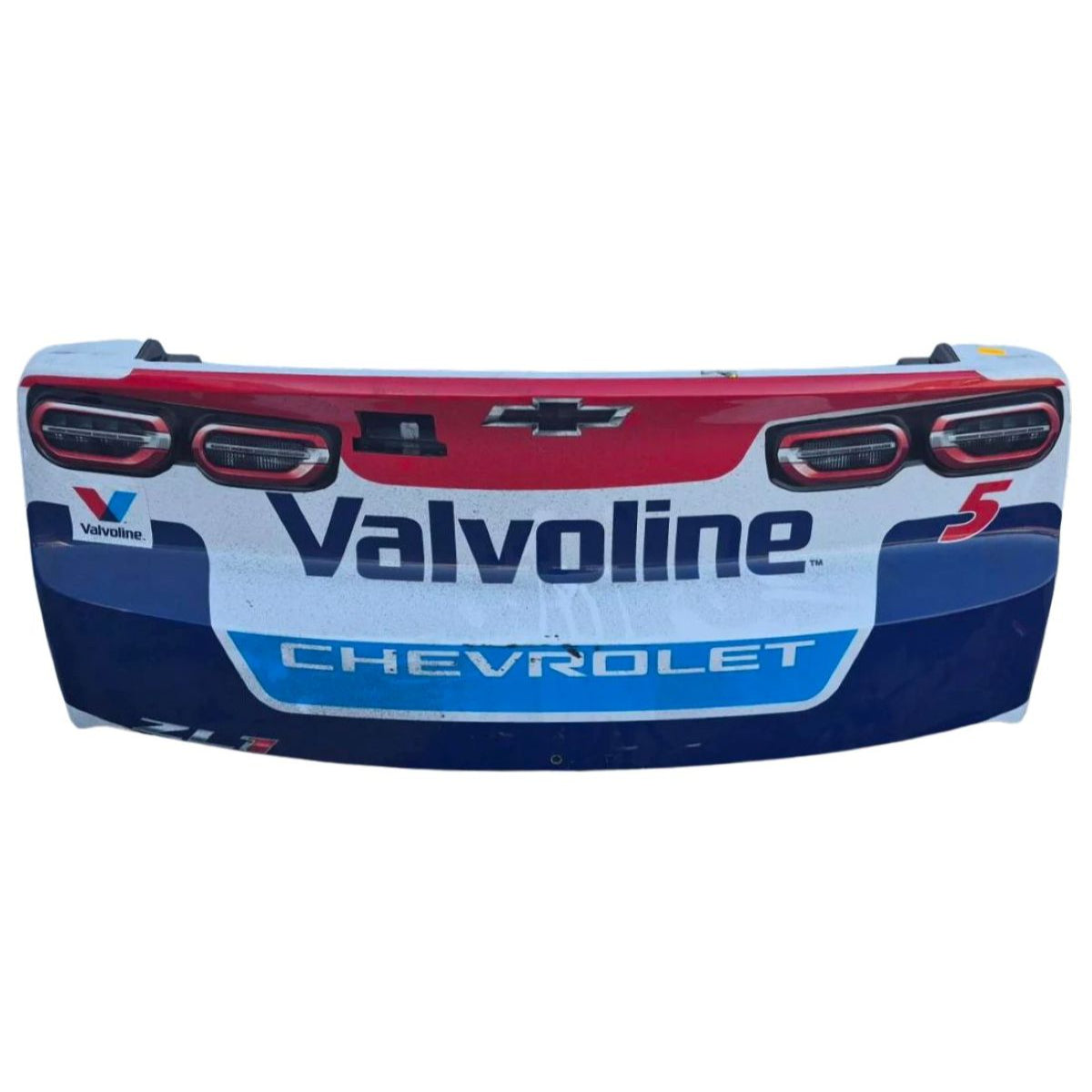 Race Used 2026 Kyle Larson #5 Valvoline Rear Bumper - Phoenix 2