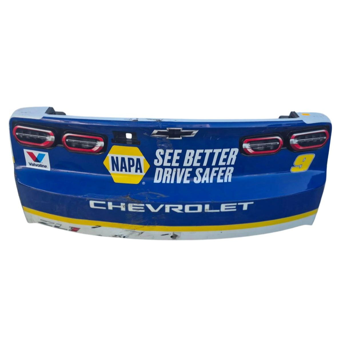 Race Used 2026 Chase Elliott #9 NAPA Rear Bumper - Talladega 2