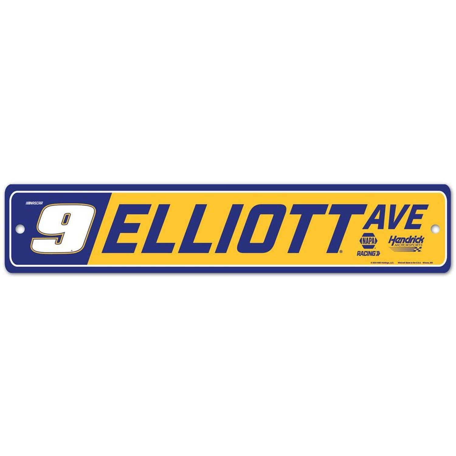 Chase Elliott #9 Street Sign – Hendrick Motorsports