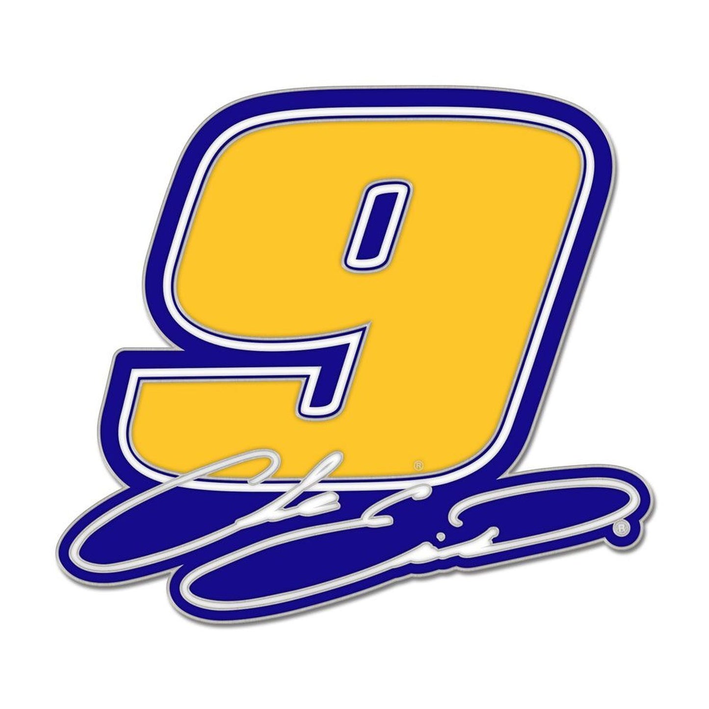 Chase Elliott #9 Signature Collector Enamel Pin