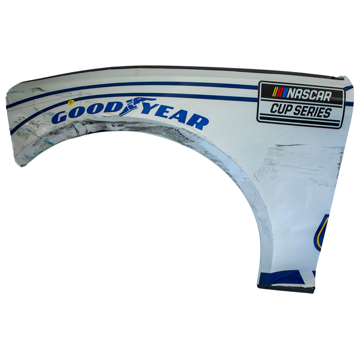 Race Used 2024 Chase Elliott #9 NAPA White Left Front Fender - Clash