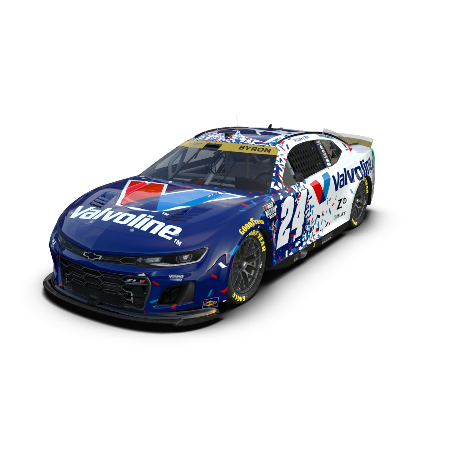 William Byron #24 2024 Valvoline Roval 1:24 ELITE Die-Cast