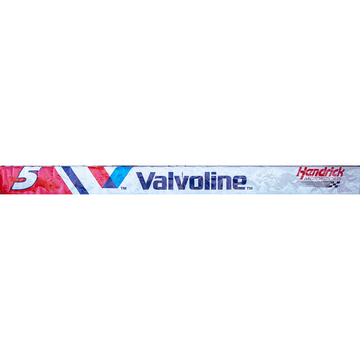 Race Used 2024 Valvoline #5 Pit Wall Banner - Sonoma Win