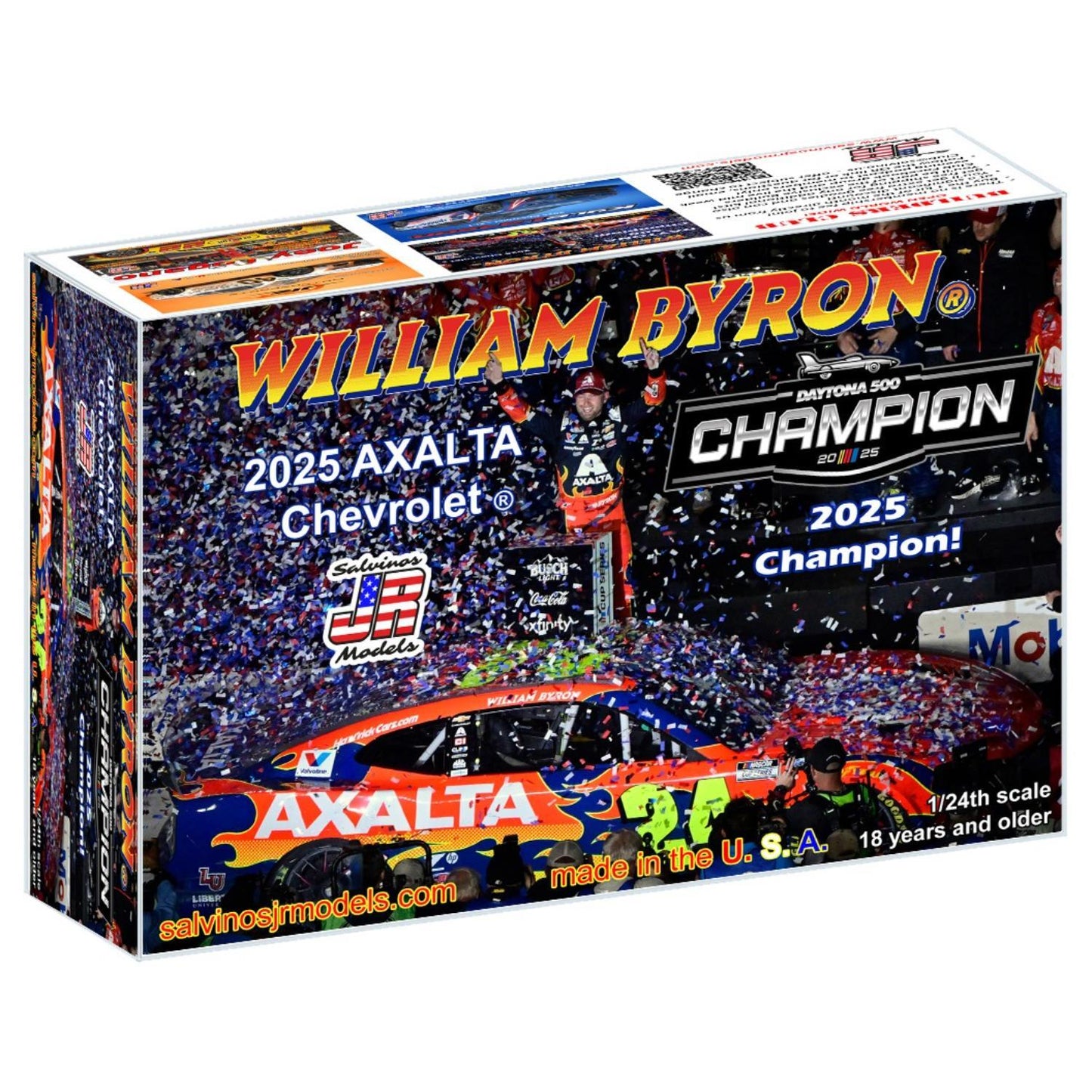 William Byron #24 2025 Daytona 500 Champion 1:24 Model Car Kit