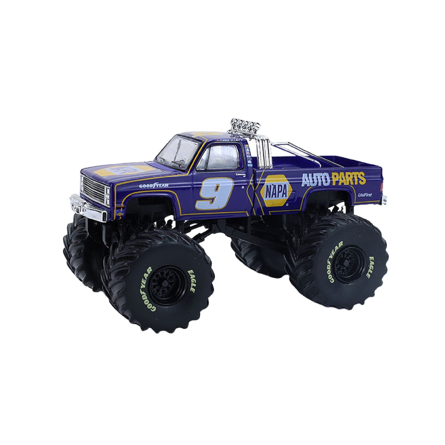 Hendrick Motorsports Tribute Edition 1984 Chevrolet C-20 Monster Truck - #9 NAPA Kings of Crunch 1:64