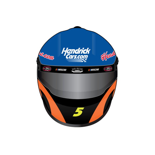 AUTOGRAPHED Terry Labonte #5 2025 HendrickCars.com Darlington Throwback Full Size Replica Helmet