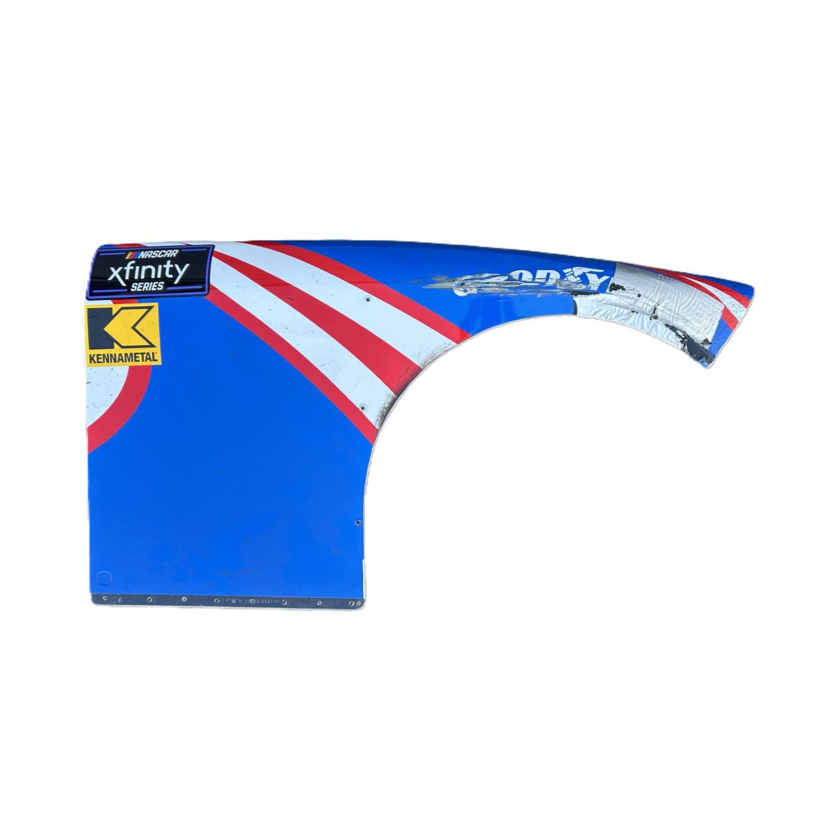 Race Used 2025 Kyle Larson #17 NXS HendrickCars.com Right Front Fender - Miami