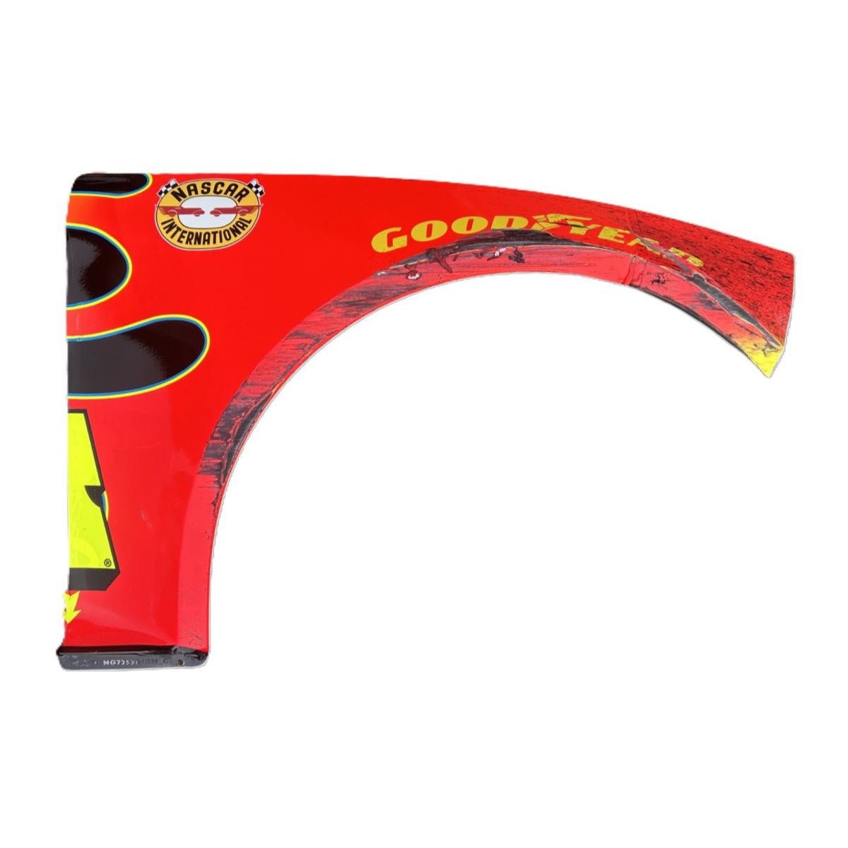 Race Used 2024 William Byron #24 Axalta Right Front Fender - Darlington 1
